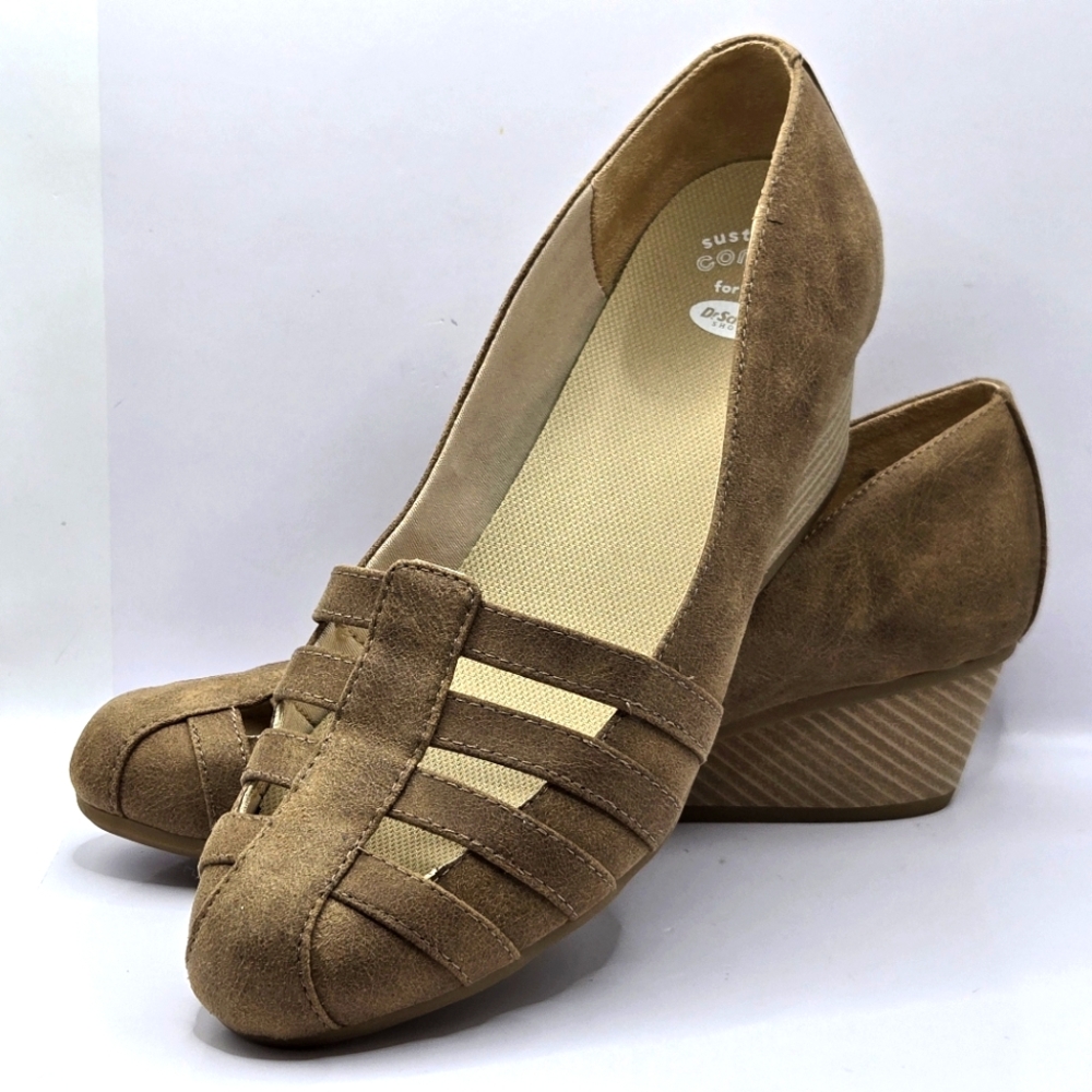 Dr Scholls Be Free Women's Wedge Shoes Size US 10M Color Sand Comfort For All